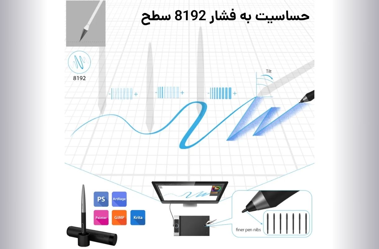 قلم نوری ایکس پی پن deco pro small - قشم خرید
